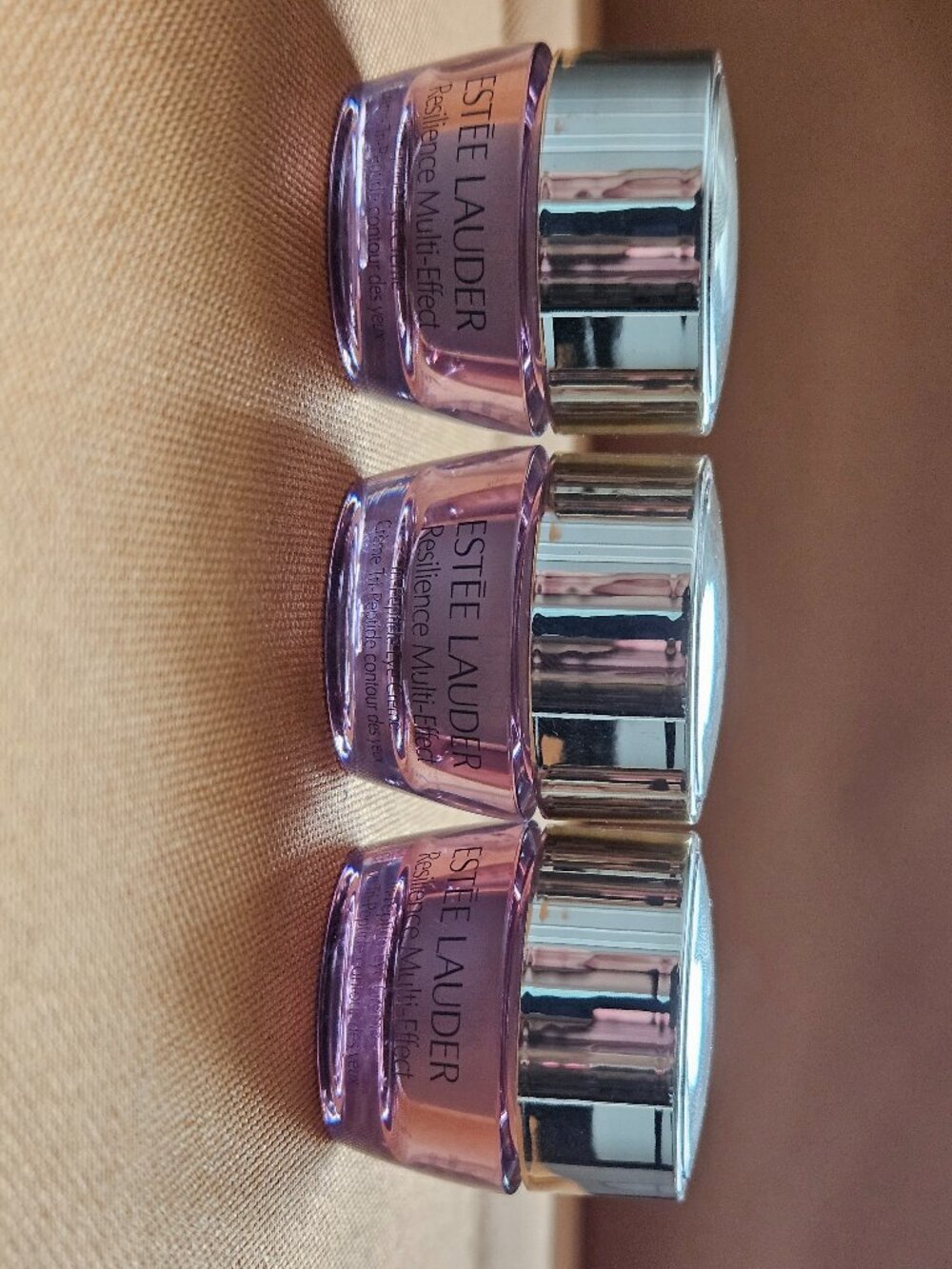 3X Estée Lauder Resilience Multi-Effect Tri-Peptide Eye Creme 0.17 oz Travel